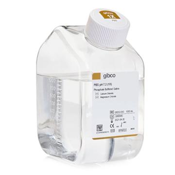 Gibco 磷酸盐缓冲溶液PBS，pH 7.2，20012043 ，1000ml 售卖规格：1瓶