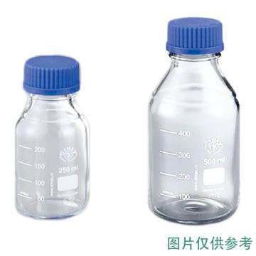 亚速旺/Asone 螺口试剂瓶（纯水洗净） 2070M/100SCC 100ml 白色，4-924-01 售卖规格：1个
