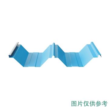 哈德威 彩钢板，金属板屋面板系列，型号： YX114-333-666，板厚(mm)：0.6 颜色：海蓝，每米价 售卖规格：1米