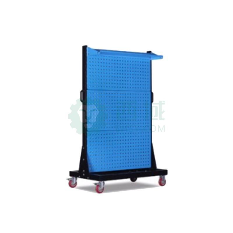 Raxwell 移动型双面三层物料架(6方孔1棚板),尺寸(长×宽×高):960×610×1560mm,散件发货，RHSS4254 售卖规格 ...