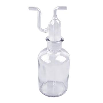 安赛瑞 玻璃气体洗瓶，孟氏洗瓶，多空洗瓶，化学实验室洗气瓶，直管式洗瓶250ml，601497 售卖规格：1个