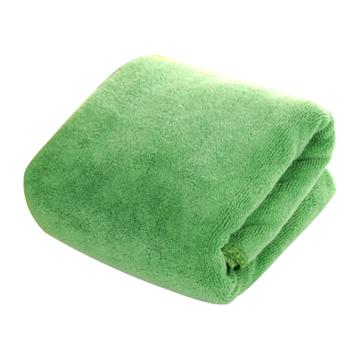 金之泉 超细纤维毛巾，350*350mm 绿色 49g 售卖规格：1条