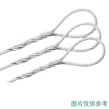 巨力 插编钢丝绳索具(钢芯)，镀锌有油WDW120*12m 售卖规格：1套