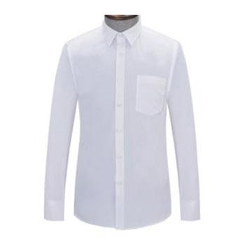 宝鸟 铁路制服长袖衬衫，棉60%，涤纶40%，白色，S/M/L/XL/XXL/特体