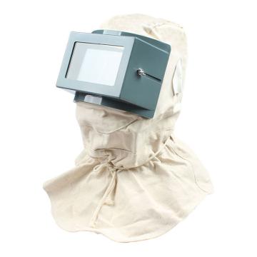 花护 喷砂头罩，帆布平框防砂帽，1100-1