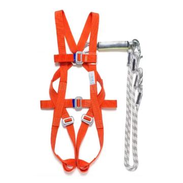 星工 星工高空作业防坠双绳双背五点式安全带，XGD-2橘色