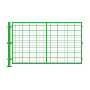 安赛瑞 仓库车间隔离网,高1.8m×宽2.5m,含1根立柱,绿色，200622 售卖规格：1套