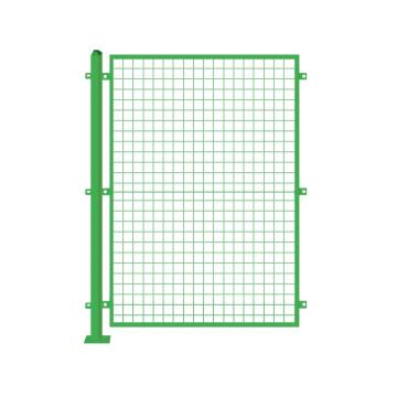 安赛瑞 仓库车间隔离网,高1.8m×宽1.2m,含1根立柱,绿色，200625 售卖规格：1套