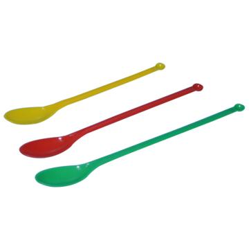 安赛瑞 塑料药匙三件套（10套装）实验室塑料小勺药粉勺微量取样药勺 黄红绿三色，600963 售卖规格：10个/件