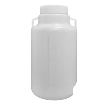 安赛瑞 实验室化工圆桶 广口圆桶塑料大口瓶试剂瓶样品瓶储存瓶 5L，600707 售卖规格：1个
