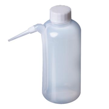 安赛瑞 塑料边管洗瓶（2个装）清洗瓶酒精瓶灌装瓶吹气瓶 500ml，600278 售卖规格：2个/件