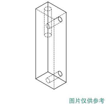 同创精密 MU10-20S气缸竖直连接板，40*12*8 非标件按图纸要求 售卖规格：1个