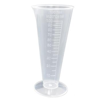 安赛瑞 塑料三角量杯，600013 100ml 售卖规格：2个/件