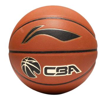 李宁 7号篮球，CBA比赛训练室室内外耐磨PU材质蓝球 LBQK597-1 7# 单位：个