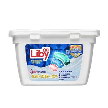 立白/LIBY 洗衣凝珠，浓缩除菌柔顺洗衣10g×18颗 售卖规格：1盒