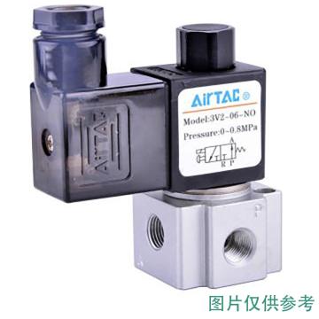 亚德客/AirTAC 3通电磁阀，3V206-NC-C PT1/8 售卖规格：1个