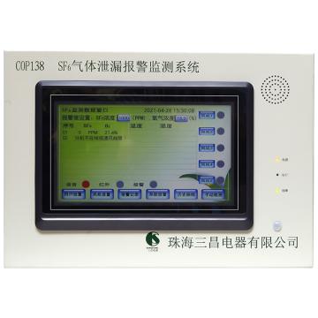 珠海三昌 SF6气体泄漏报警监测系统主机，COP138