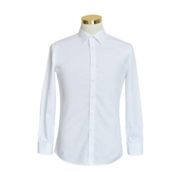 希努尔 男式长袖白色衬衫，Sioner长白男35%棉 35%棉，165/80A-185/112C 售卖规格：1件