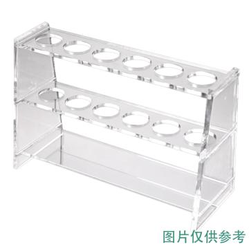 垒固 有机比色管架，W-000807 25ml/6孔（单排） 售卖规格：1个