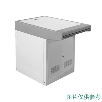 哈德威 厚款监控操作台，单联,尺寸(mm):800×900×750,全白 桌面钢面,对开门下柜,不含安装 售卖规格：1台