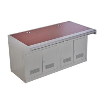哈德威 厚款监控操作台，双联,尺寸(mm):1600×900×750,红色 对开门下柜,不含安装 售卖规格：1台