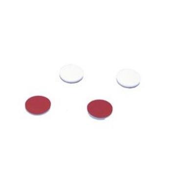 CNW 兼容Agilent的9mm瓶垫、红色PTFE/白色硅胶，VFAP-604050-09FR-1000 1000/袋 售卖规格：1袋