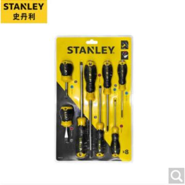 史丹利/STANLEY 8件B系列胶柄一十字螺丝批，66-673-23 售卖规格：1套