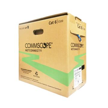 康普/COMMSCOPE 六类非屏蔽CS30千兆家用监控双绞网线，1427071-6/CS30 售卖规格：305米/箱
