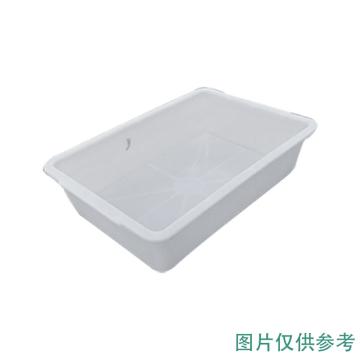英达斯贝克 塑料方盘，7#冷冻盘白色 外尺寸:400×305×90mm 售卖规格：1个
