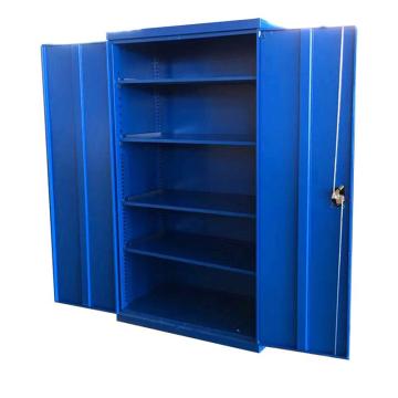 哈德威 双开门置物柜(四层板),蓝色，尺寸(mm):1000×500×1800 层板最大称重120KG 售卖规格：1个