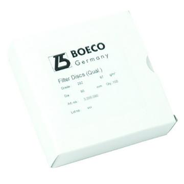 必高/BOECO Grade 1289 定性滤纸，孔径8-12µm中速，φ125mm，FTR3.207.125 售卖规格：100张/包