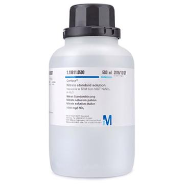 默克/MERCK 铵盐标准液，1.19812.0500 NH₄Cl in H₂O 1000 mg/l NH₄ Certipur®，500ml 售卖规格：1瓶