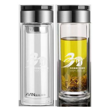 富光 双层玻璃杯，X1902-SH-500 企业定制款 可印logo 售卖规格：1个