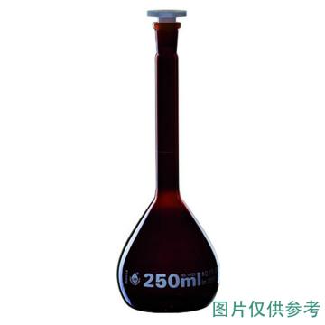 必高/BOECO 琥珀色容棕色玻璃容量瓶，LMS 61319960 标准塑料塞，5ml 售卖规格：1个