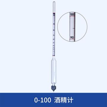 垒固 酒精浓度计，0-100度 售卖规格：1个