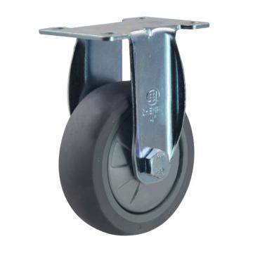 申牌 4寸人造胶固定轮，20AB3-1594 载重（Kg)：90,底板尺寸（mm）:92*64,安装高度（mm）：135 售卖规格：1个