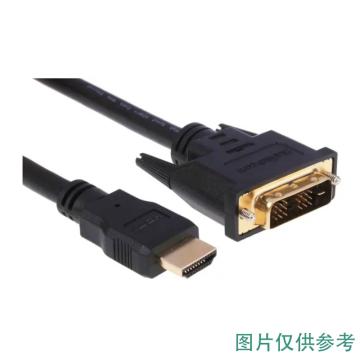 startech hdmi线, 1.8m长, HDMI 公至DVI-D 公, HDMI转DVI-D, 黑色，176-5678