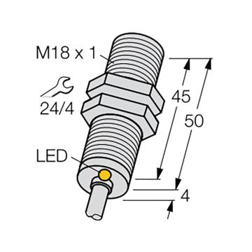 图尔克/TURCK 接近开关，BI5-M18-AD4X 售卖规格：1个