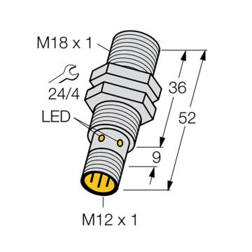 图尔克/TURCK 接近开关，BI5-M18-AP6X-H1141 售卖规格：1个