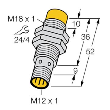 图尔克/TURCK 电感式接近开关，NI10-M18-Y1X-H1141 售卖规格：1个