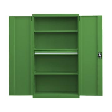 盛悦欣美 重型置物柜，橄榄绿色,1000×500×1800mm 无挂板内一抽四层 售卖规格：1个