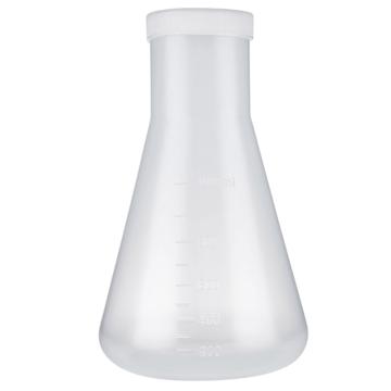 BKMAM 塑料三角烧瓶直口加盖（锥形瓶），1000mL，130110005 售卖规格：1个