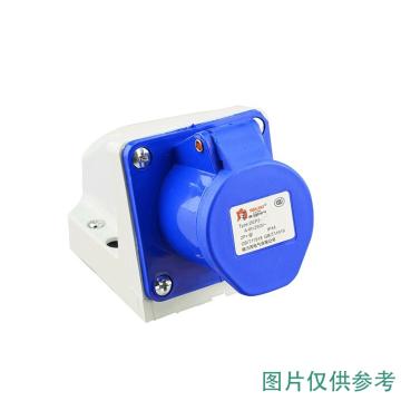 德力西/DELIXI 工业明装插座，DHADEP2113U DEP2-113 16A 3芯 250V 售卖规格：1个