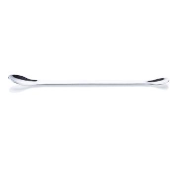 BKMAM 不锈钢药勺，厚、18cm、双头，10个/捆，130301012 售卖规格：1个