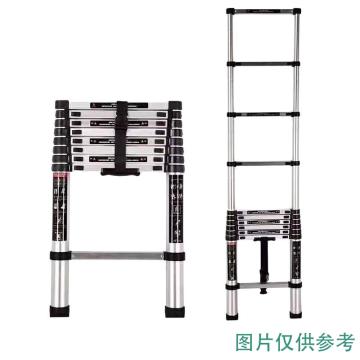 奥鹏 铝合金单面竹节伸缩梯，AP-507-540 载重150Kg，伸缩长度：1.05-5.4米 售卖规格：1个