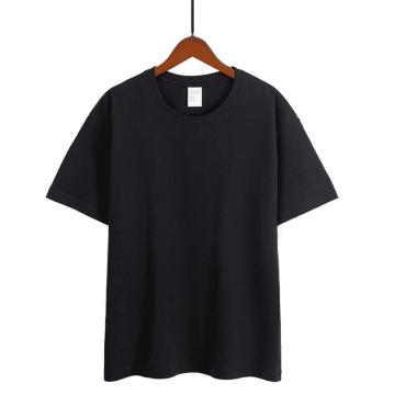 西域推荐 纯棉落肩袖圆领T恤，ZD-2201-4XL 文化衫可定制 售卖规格：1件