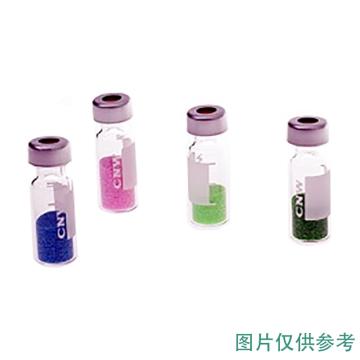 CNW 11mm 透明钳口自动进样瓶(带刻度、书写)，VBAP-32011LE-1232-100 100只/塑盒，50塑盒/纸箱 售卖规格：1盒
