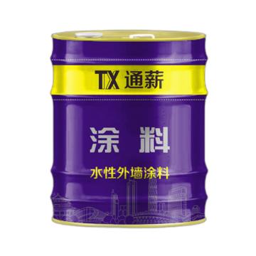 通薪/TX 水性外墙涂料，水性外墙涂料，铁红色，20KG/桶 售卖规格：20公斤/桶