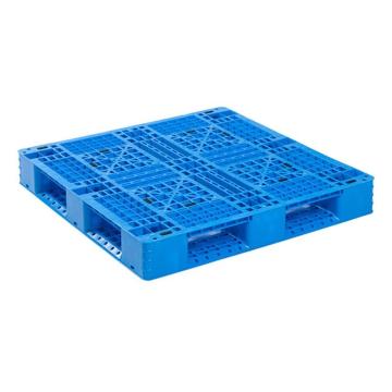 哈德威 塑料托盘,网格田字,尺寸(mm):1100×1100×150,蓝色 动载1.2T 静载4T,上货架载重:0.7T，LY-1111WT 售卖规格：1个