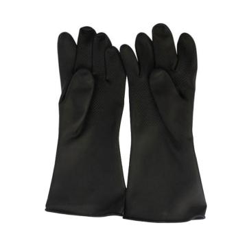 安健 乳胶手套，36CM黑加厚 售卖规格：1副